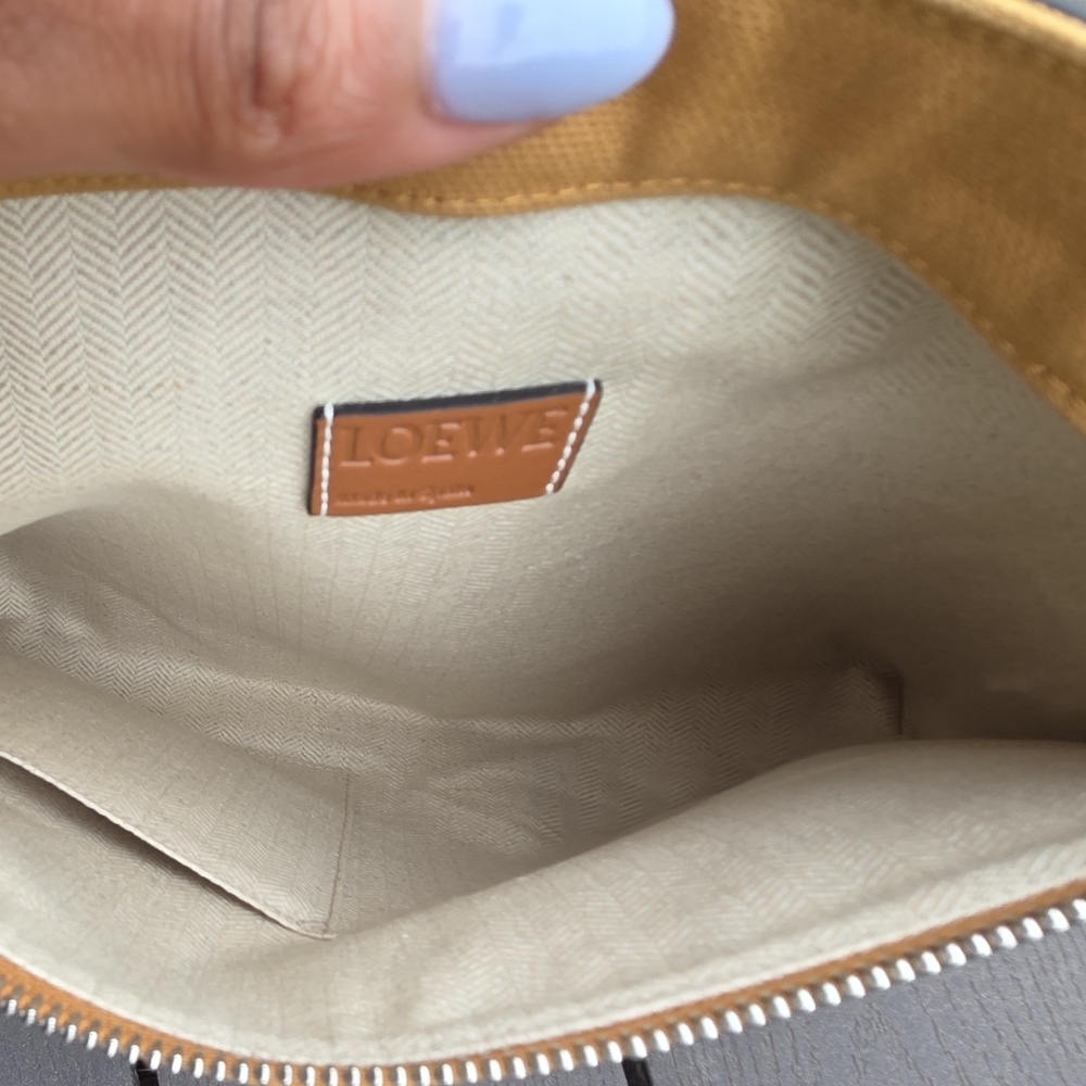 Loewe Canvas & Leather Clutch - Picture 5 of 6